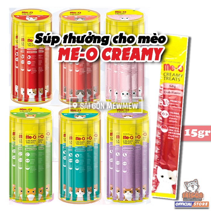 Súp thưởng Me-O cho mèo tuýp 15gr