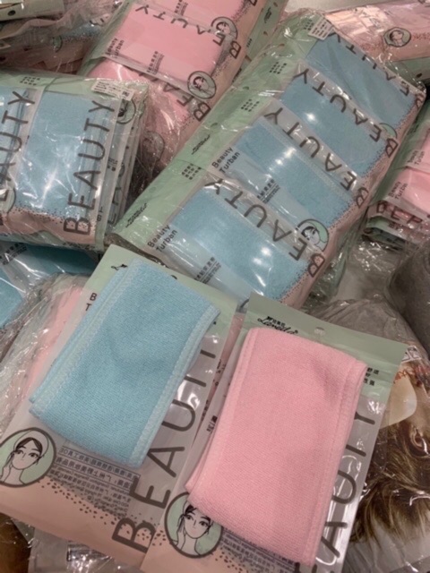 Băng đô thun dán rửa mặt,nối mi,massage,trang điểm túi zip xịn | BigBuy360 - bigbuy360.vn