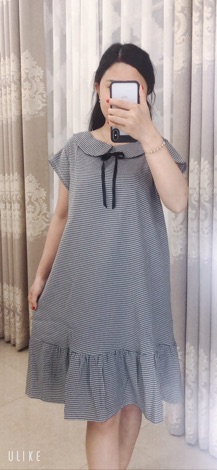 váy bầu kẻ