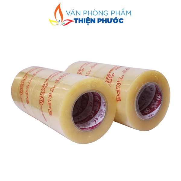 Băng keo trong 200yads 4.8cm  dán thùng Độ dính 45 THIỆN PHƯỚC