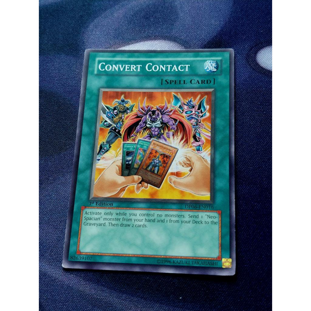 Thẻ Bài Mint90 Yugioh Spell Convert Contact - Common