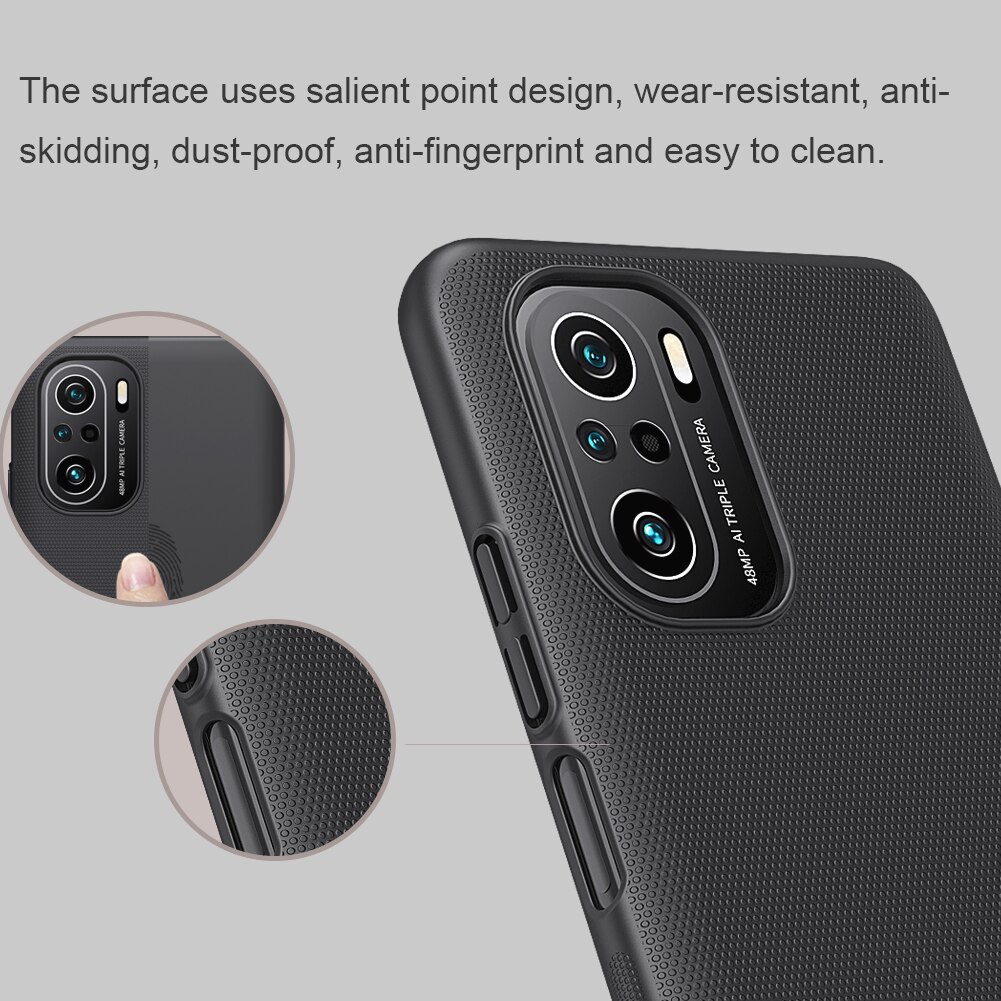 Ốp lưng POCO F3 Nillkin Frosted Shield Matte Ốp lưng cứng cho Xiaomi POCOPHONE X3 NFC F2 Pro