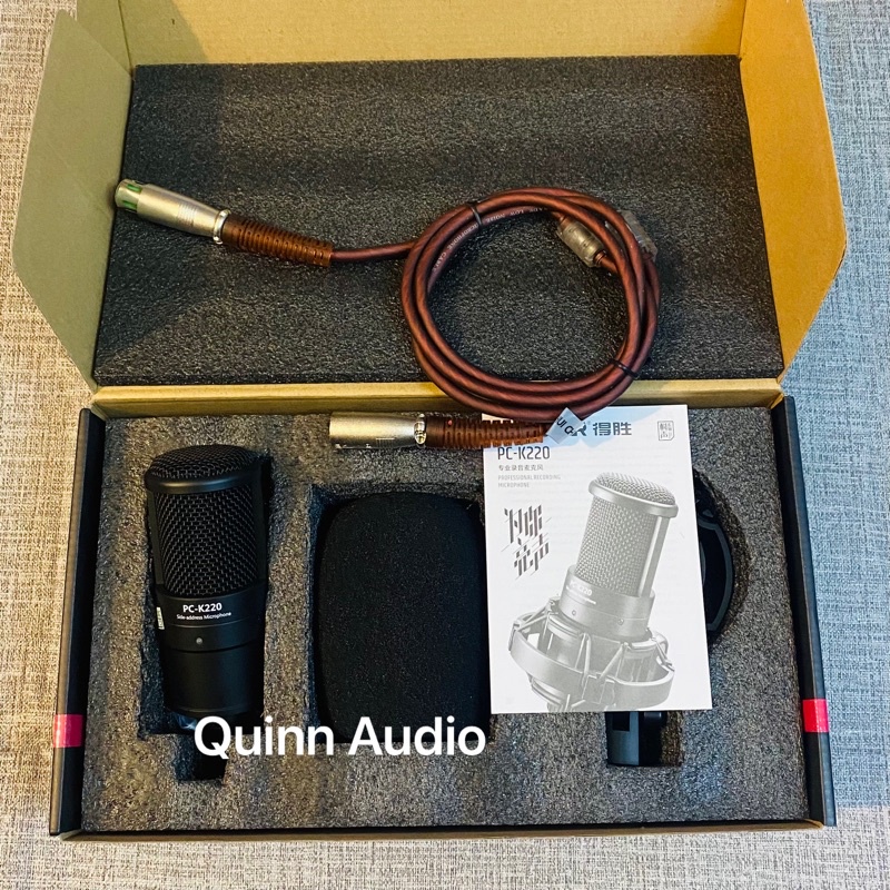 Mic Takstar PC K220 (48v) nâng cấp từ PC K200 kèm dây canon
