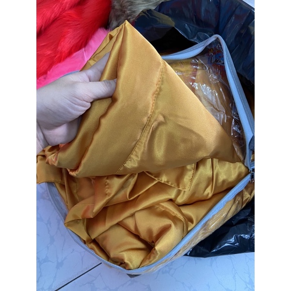 BỘ GA PHI LỤA MÀU VÀNG GOLD NHIỀU KÍCH THƯỚC