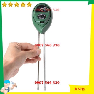 Máy đo PH đất - Dụng cụ đo PH của đất 3 trong 1 (PH, Độ ẩm, Ánh sáng) QE102