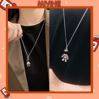 Dây chuyền Mivine unisex thiết kế mặt hình phi hành gia ngộ nghĩnh PK16