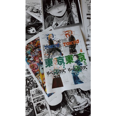 MANGA WALL - MÀU - tường anime in màu theo yêu cầu
