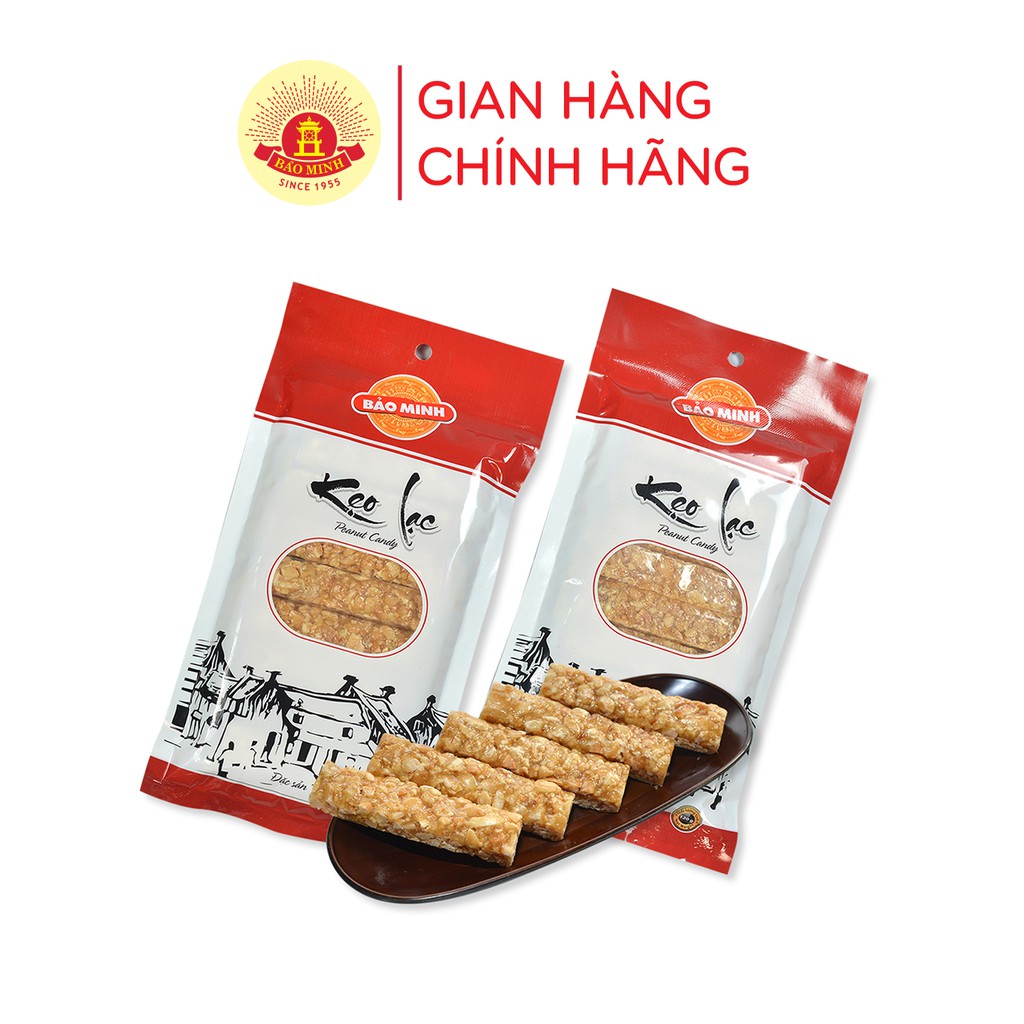 Kẹo lạc thanh Bảo Minh 120g đậm vị truyền thống