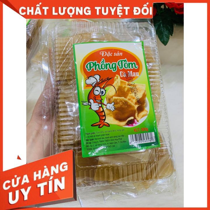 FREESHIPPhồng tôm Cà Mau 500g giòn tan, thơm phức (DATE MỚI)