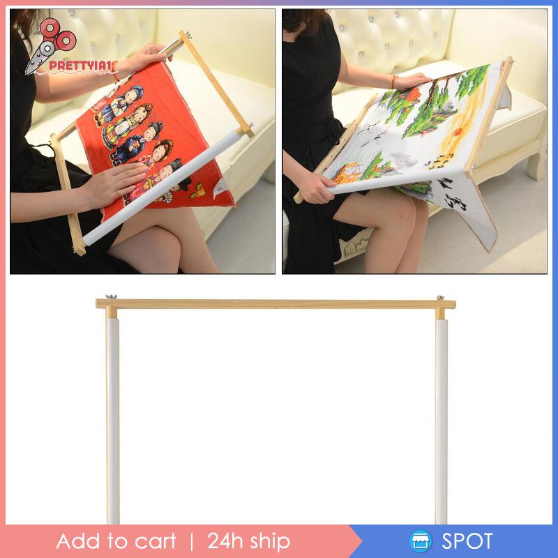 [Prettyia1] Khung Thêu Tranh Chữ Thập 39x48cm