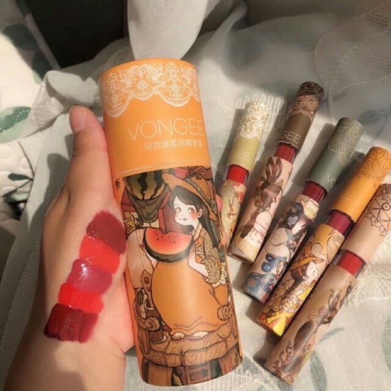 Sét 5 Cây Son Vongee Hàng Nội Địa Trung Hót Hít