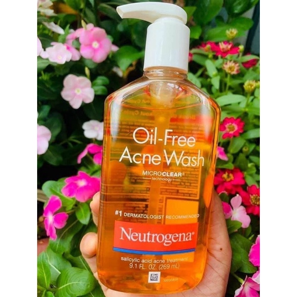 Sữa Rữa Mặt Neutrogena Oil Free Acne Wash (269ml)