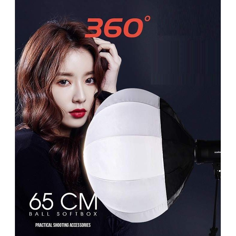 Softbox tròn cầu 65cm, 85cm ngàm bowen