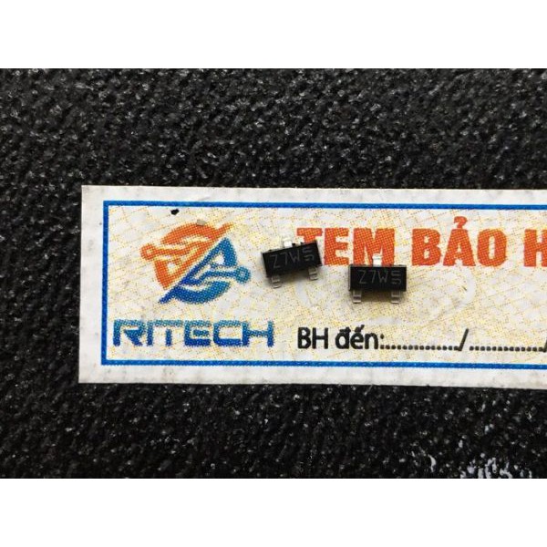 Combo 50 chiếc diode zenner 8.2V SOT-23 BZX84C8V2 kí hiệu Z7W