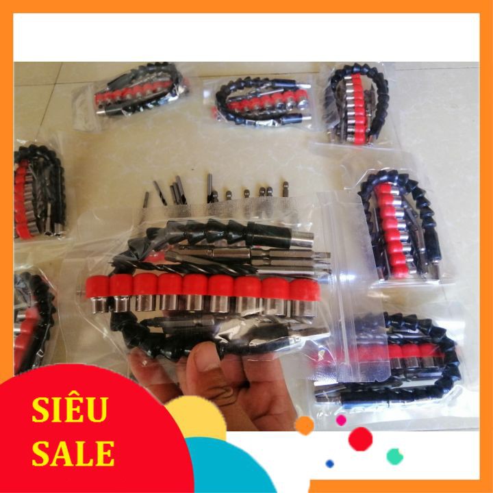 [Ống Nối Cực Tiện Lợi] Bộ Phụ Kiện Mũi Khoan, Đầu Vít