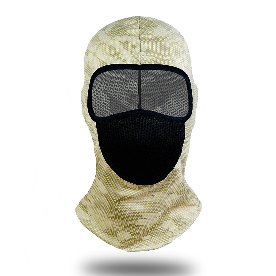 Khăn phượt trùm đầu ninja Swat Ari Camo Vàng Cát họa tiết rằn ri (New)