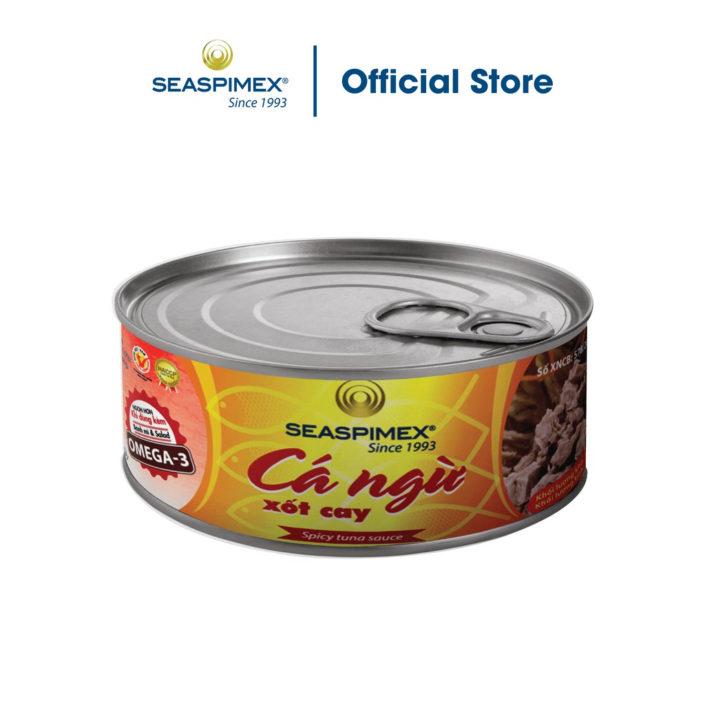 [Mã LTDEC giảm 50K đơn 150K] Cá ngừ xốt cay SEASPIMEX 185gr