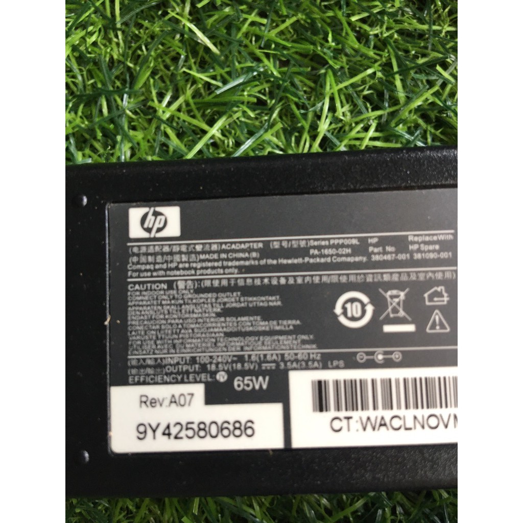 Sạc Laptop HP 18.5V - 3.5A Hàng zin cao cấp , Tặng dây