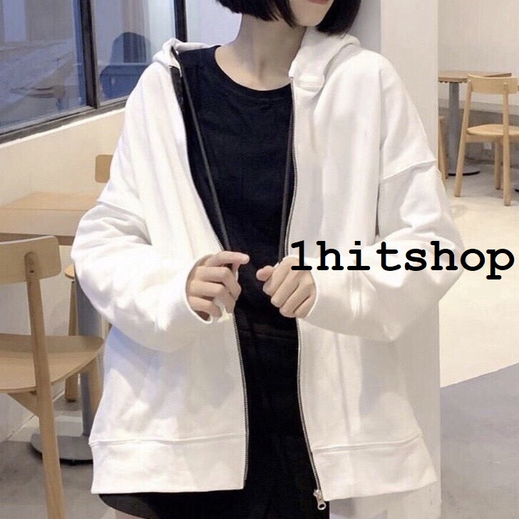 Áo KHOÁC Hoodie TRƠN 3 MÀU Nam Nữ Ulzzang Unisex 1hitshop