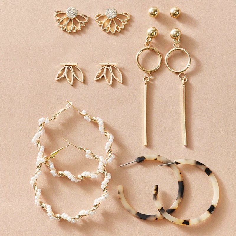 iF YOU Set Khuyên Tai Nữ Thời Trang Hàn