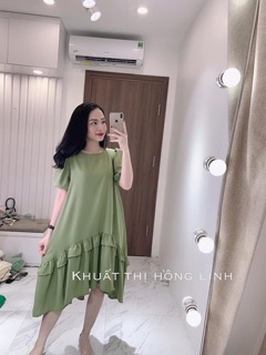 Váy bầu đơn giản đuôi cá