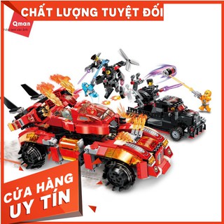 Đồ chơi lắp ghép xếp hình Qman 3407- Chiếc xe toàn năng