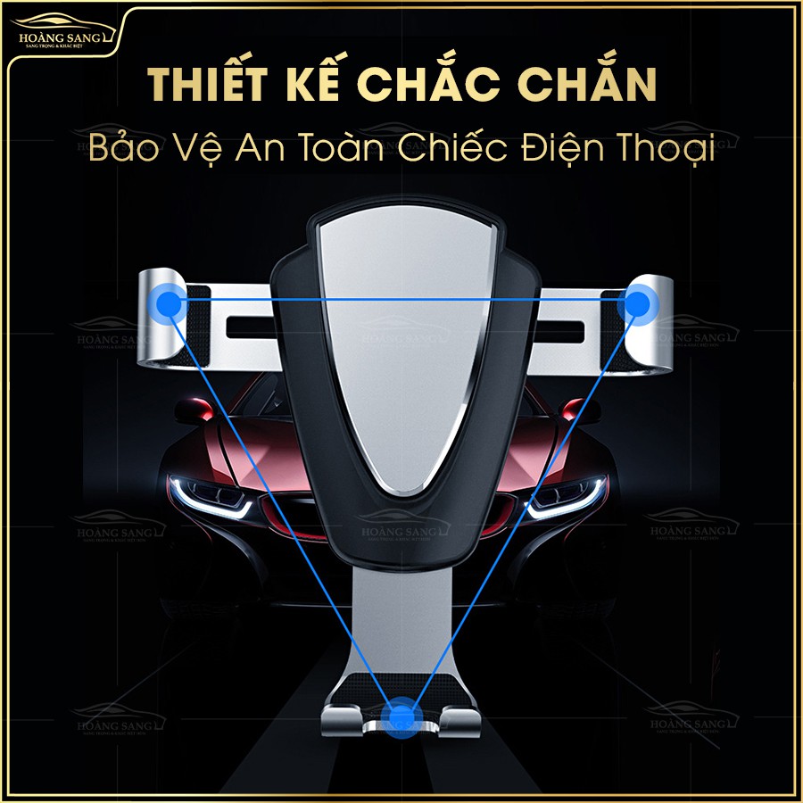 giá đỡ điện thoại ô tô, kẹp điện thoại gắn cửa gió điều hòa ô tô, chất liệu hợp kim cao cấp, hỗ trợ lái xe tối đa | BigBuy360 - bigbuy360.vn