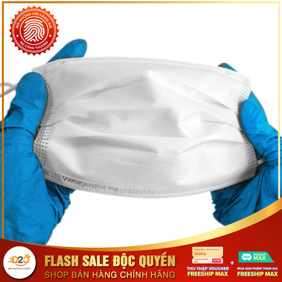 KHẨU TRANG Y TẾ WAKAMONO – (4 Lớp, Hộp 10 Cái) D2C | BigBuy360 - bigbuy360.vn