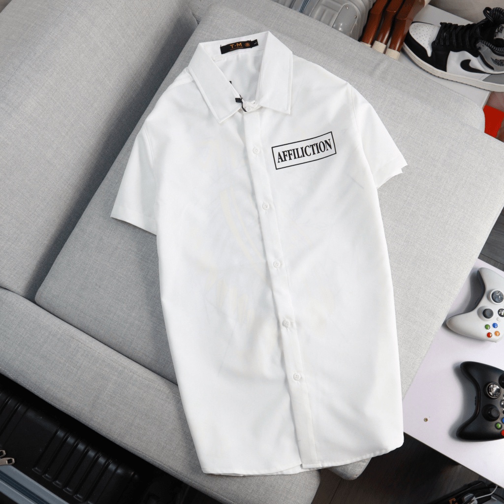 Áo Sơ Mi Nam Ngắn Tay Lịch Lãm In Họa Tiết Thổ Dân Chất Kate Mịn Mát Mặc Đẹp Soái Ca [NEW UNISEX]