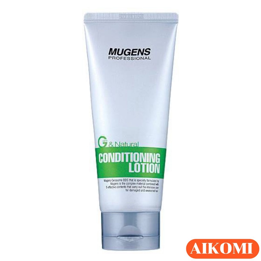 Dầu Xả khô dưỡng và Tạo kiểu Tóc Mugens Conditioning Lotion Cao cấp Hàn Quốc 100ml