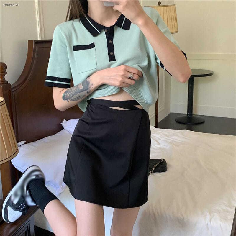 Áo Thun Cổ Polo Tay Ngắn Phong Cách Hàn Quốc Thời Trang Mùa Hè Hàng Mới Dành Cho Bạn Nữ 2021 | BigBuy360 - bigbuy360.vn