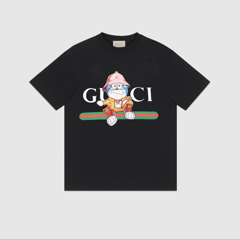 Áo thun nữ hình Doraemon thương hiệu Gucci +Doraemon GG GC coa cấp