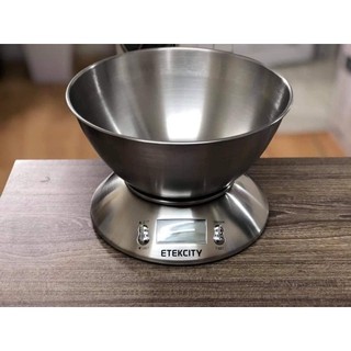 🇩🇪CÂN ĐIỆN TỬ NHÀ BẾP ETEKCITY EK4150 kèm âu đựng inox SIÊU BỀN SANG CHẢNH TIỆN ÍCH