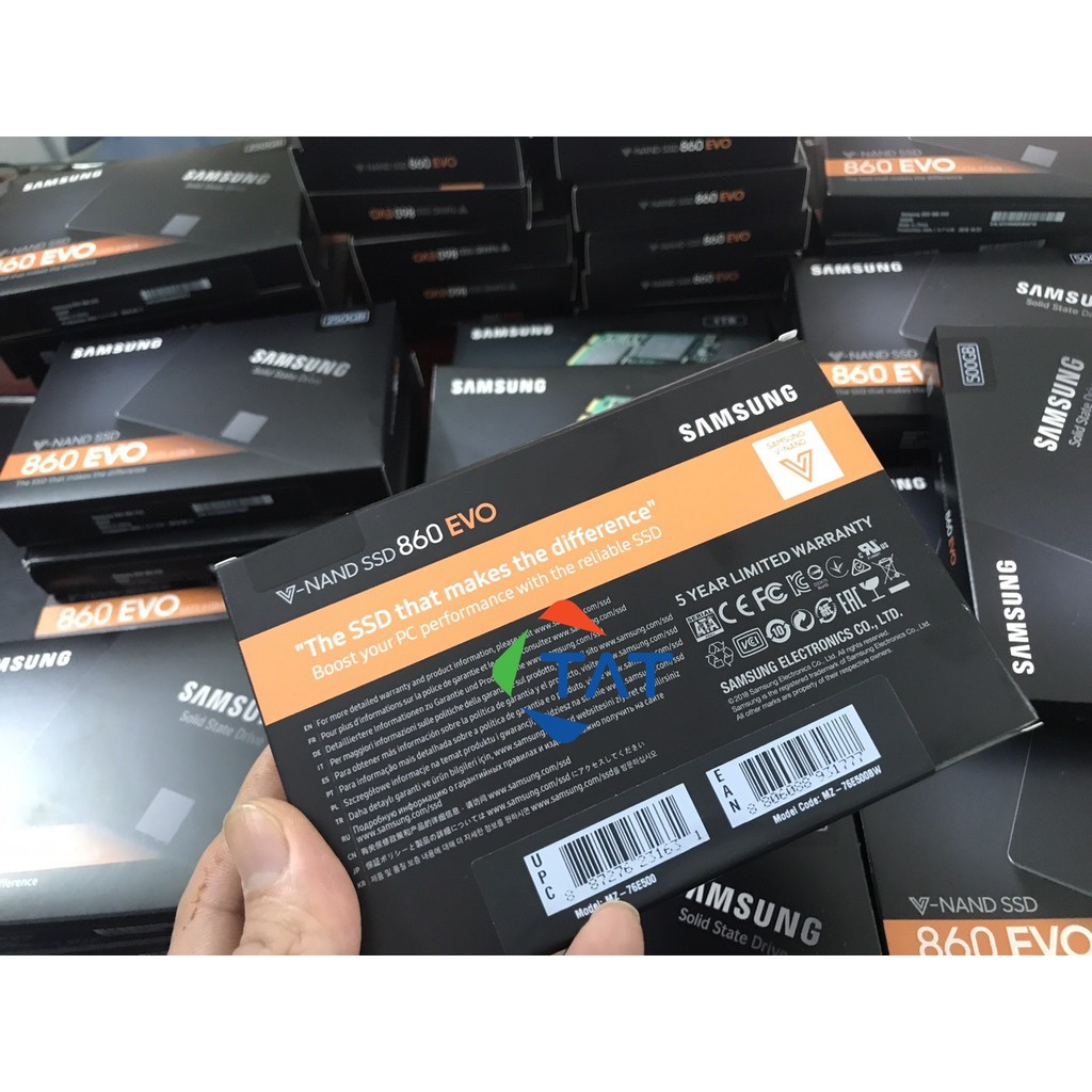 SSD Samsung 500GB 860 EVO SATA3 6Gbs 2.5inch Dùng Cho Máy Tính Xách Tay Laptop MacBook PC Desktop Bảo Hành 5 Năm 1 Đổi 1 | BigBuy360 - bigbuy360.vn