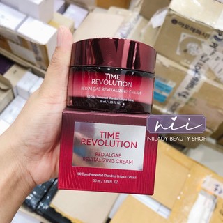 Kem dưỡng chống lão hoá Missha Time Revolution Red Algae Revitalizing Cream
