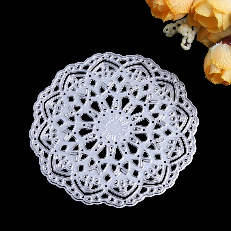 Khuôn Cắt Thẻ Trang Trí Album Hình Hoa DIY