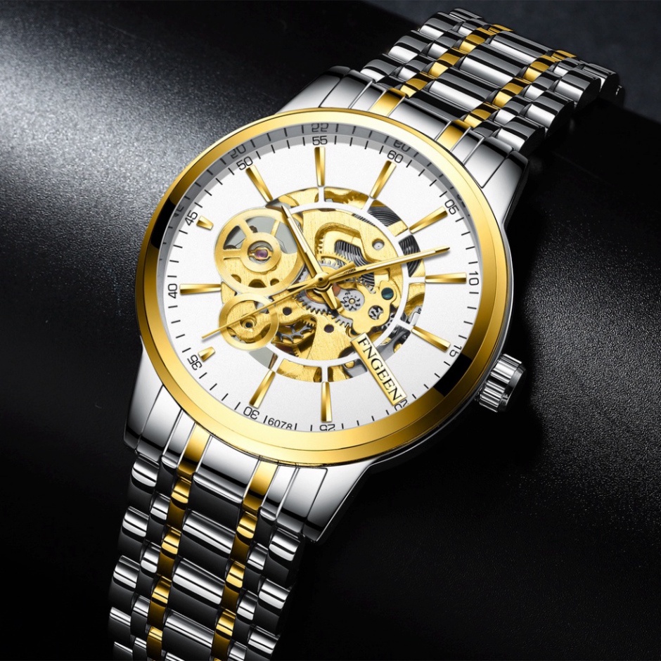 Đồng Hồ Nam Fngeen Cơ Dây Kim Loại Sang Trọng Cao Cấp | A12 nevalino19 | BigBuy360 - bigbuy360.vn