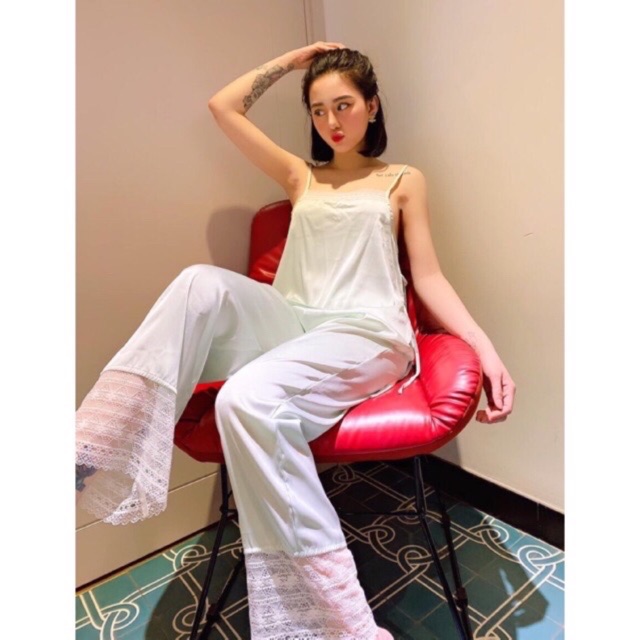 Set hai dây orange ren xinh