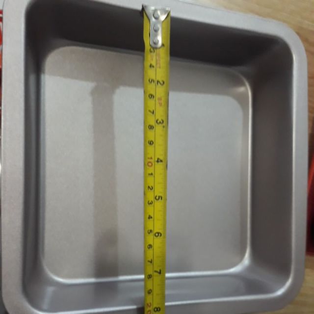 Khuôn vuông đúc ⚡ CAO CẤP ⚡ khuôn chống dính 20cm chuyên dụng làm bánh