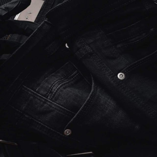 Quần Jeans nam ⚡ 𝗛𝗮̀𝗻𝗴 𝗰𝗮𝗼 𝗰𝗮̂́𝗽 ⚡ Quần bò đen xuất dư xịn mẫu mới nhất 2021