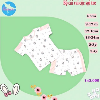 [AVALER SALE] Bộ cộc tay sợi tre Avaler cao cấp 2022