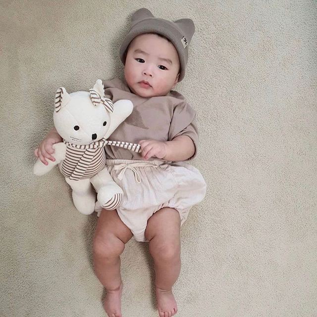 &lt;có sẵn&gt; GẤU BÔNG HỮU CƠ ORGANIC MILLIONDOLLAR BABY HÀN QUỐC