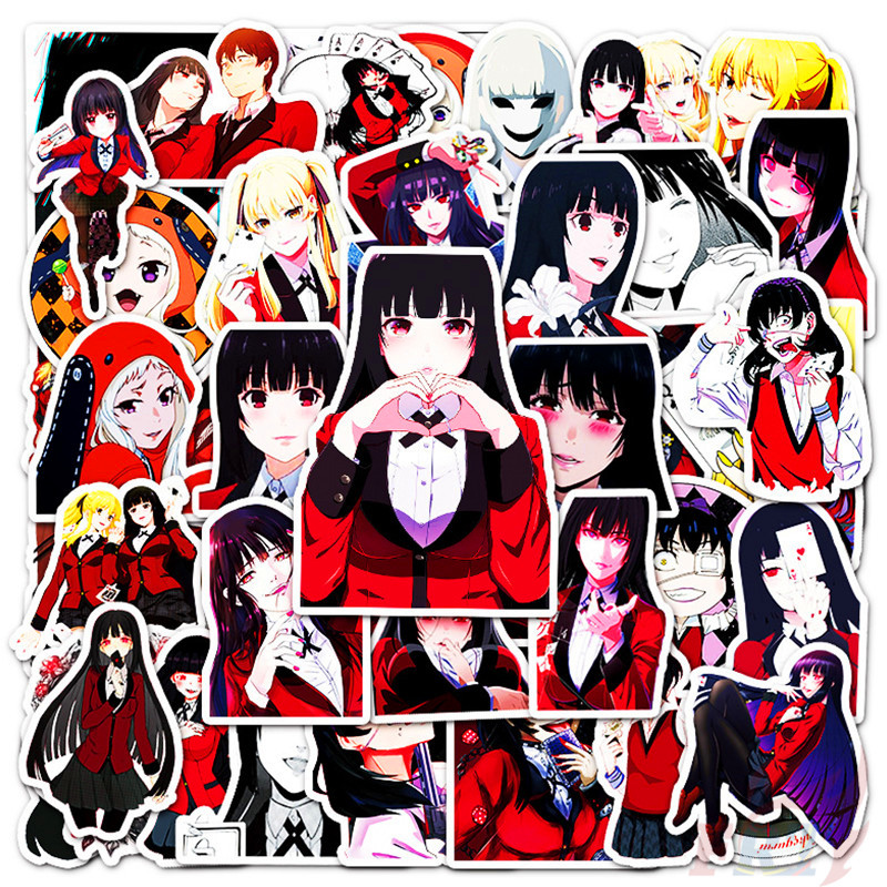 Bộ 50 Hình Dán Nhân Vật Hoạt Hình Nhật Bản Kakegurui - Series 07