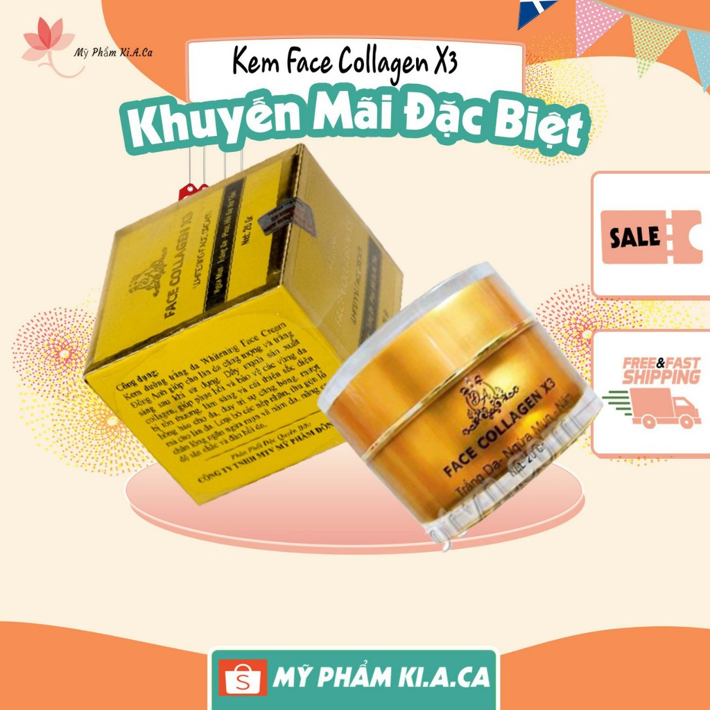 KEM FACE COLLAGEN X3 ĐÔNG ANH