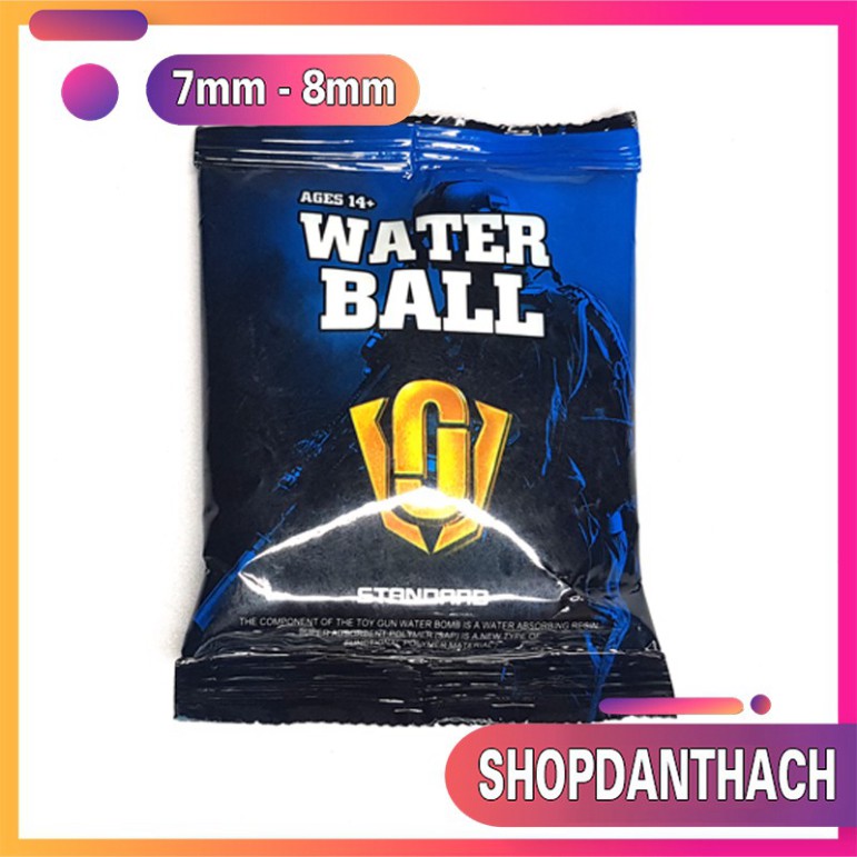 Hạt Nở WATER BALL Standard 7mm - 8mm Màu Trắng Đục Siêu Dai Cứng Của SHOPDANTHACH