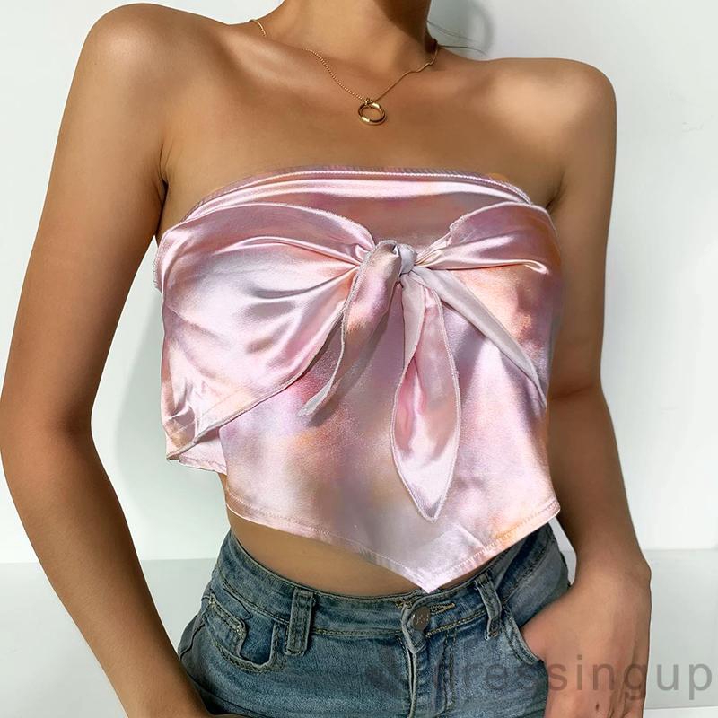 Áo ống không tay thiết kế hở lưng quyến rũ cho nữ | BigBuy360 - bigbuy360.vn