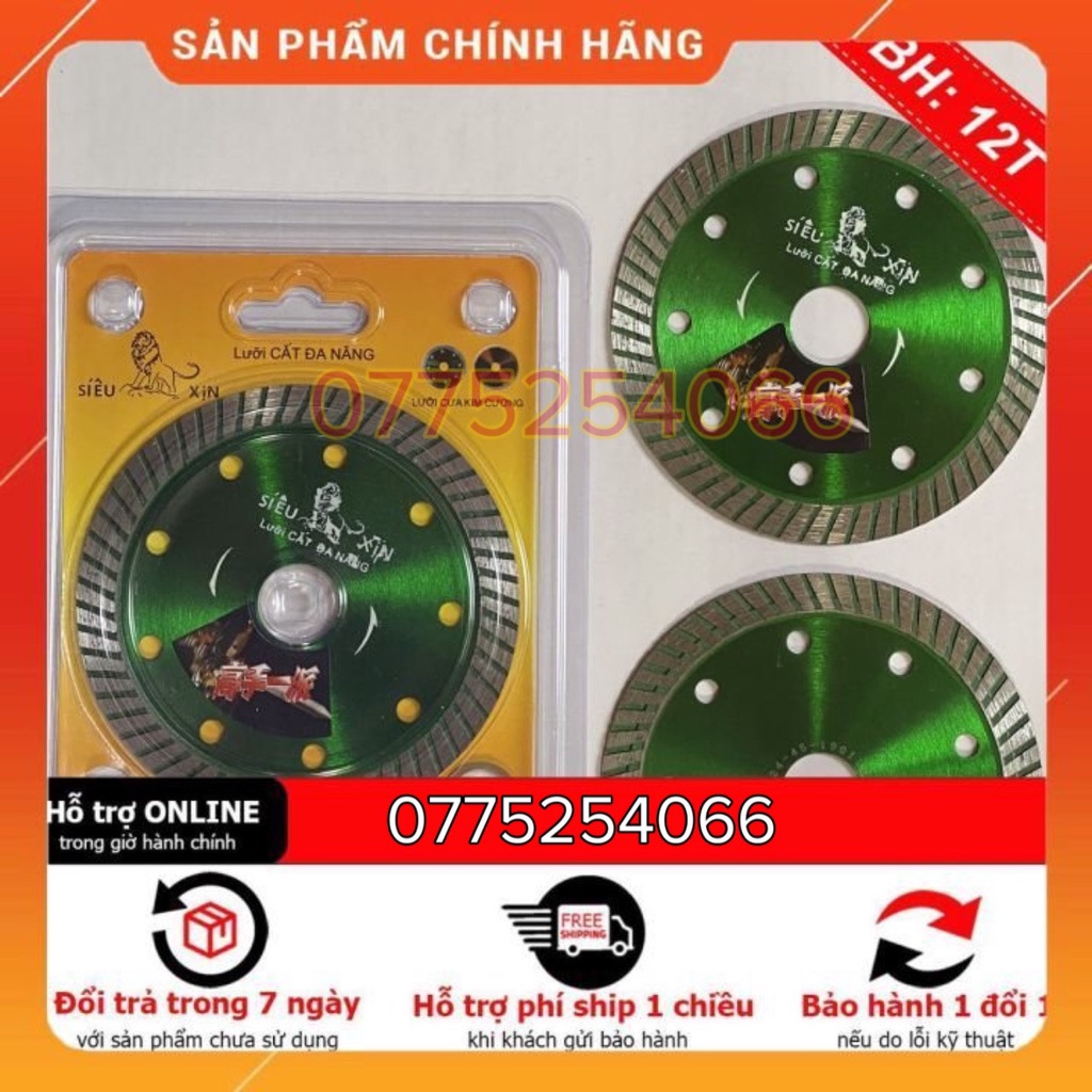 lưỡi cắt gạch men bóng kiếng Siêu Xịn 105mm x 1.1mm x 20mm