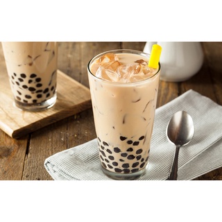 Set trà sữa trân châu đường đen