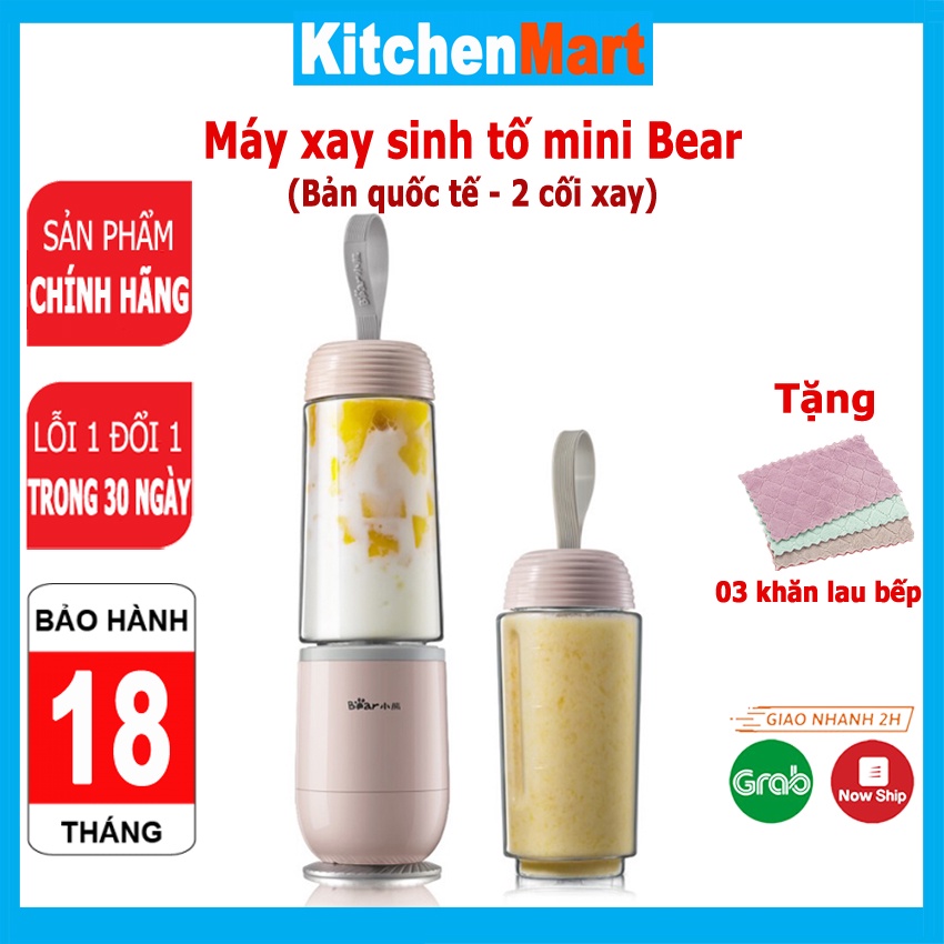 Máy xay sinh tố Bear (Hàng nhập khẩu, bảo hành 18 tháng) – KitchenMart