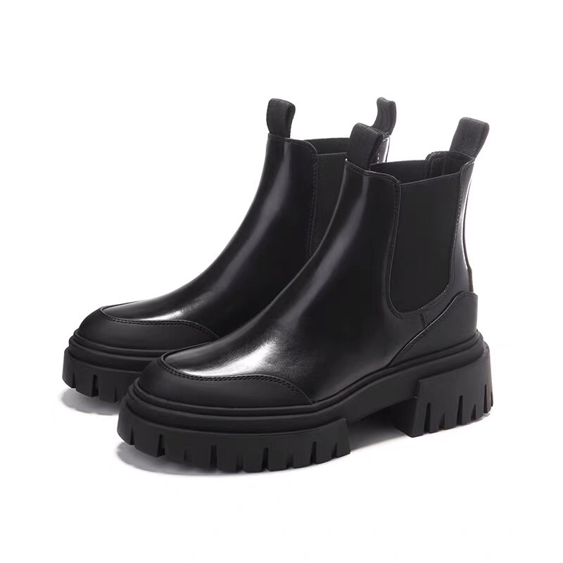 Boots đế cao rãnh răng cưa zR . ảnh thật